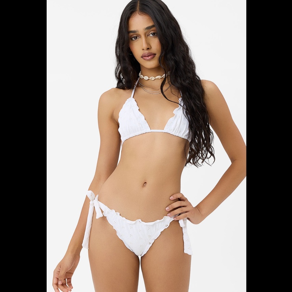 FRANKIES X GIGI COLBY EYELET BIKINI SET